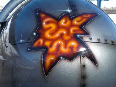 Airbrush - Hirn - Helm - Kfz Preussler - Radstadt - Österreich