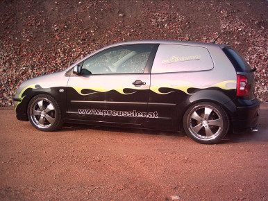 Ganzlackierung - VW Polo - Kfz-Fachbetrieb Preussler, Radstadt, Österreich