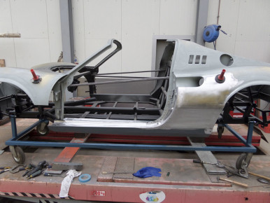 Ferrari Dino 246 GTS - 1973, Oldtimer-Restauration im Kfz-Fachbetrieb Preussler in Radstadt, Österreich