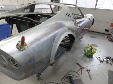 Ferrari Dino 246 GTS - 1973, Oldtimer-Restauration im Kfz-Fachbetrieb Preussler in Radstadt, Österreich