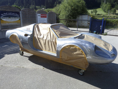 Ferrari Dino 246 GTS - 1973, Oldtimer-Restauration im Kfz-Fachbetrieb Preussler in Radstadt, Österreich