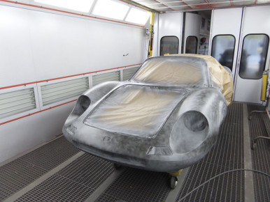 Ferrari Dino 246 GTS - 1973, Oldtimer-Restauration im Kfz-Fachbetrieb Preussler in Radstadt, Österreich