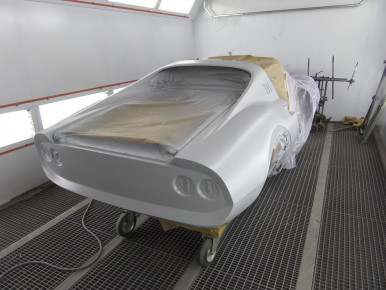 Ferrari Dino 246 GTS - 1973, Oldtimer-Restauration im Kfz-Fachbetrieb Preussler in Radstadt, Österreich