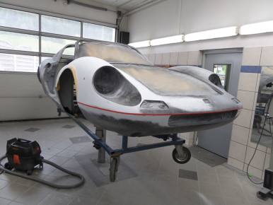 Ferrari Dino 246 GTS - 1973, Oldtimer-Restauration im Kfz-Fachbetrieb Preussler in Radstadt, Österreich