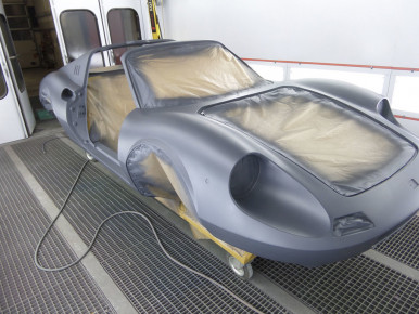 Ferrari Dino 246 GTS - 1973, Oldtimer-Restauration im Kfz-Fachbetrieb Preussler in Radstadt, Österreich