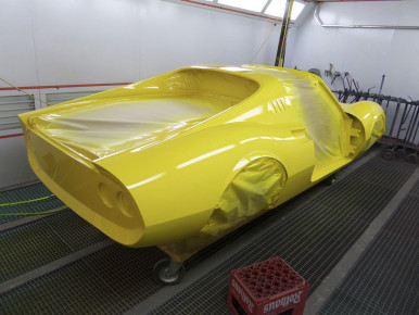 Ferrari Dino 246 GTS - 1973, Oldtimer-Restauration im Kfz-Fachbetrieb Preussler in Radstadt, Österreich