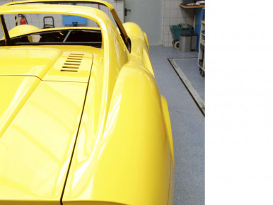 Ferrari Dino 246 GTS - 1973, Oldtimer-Restauration im Kfz-Fachbetrieb Preussler in Radstadt, Österreich