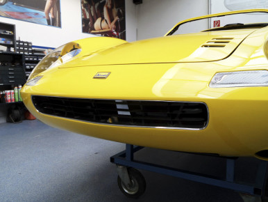 Ferrari Dino 246 GTS - 1973, Oldtimer-Restauration im Kfz-Fachbetrieb Preussler in Radstadt, Österreich