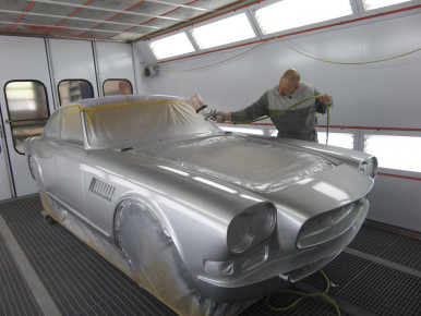Maserati Sebring 2, 1965, Sportcoupé, Oldtimer-Restauration im Kfz-Fachbetrieb Preussler in Radstadt, Österreich