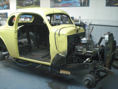 Plymouth P7 Business Coupe, Mild Custom Street Rod, 1939, Oldtimer-Restauration im Kfz-Fachbetrieb Preussler in Radstadt, Österreich