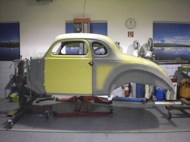 Plymouth P7 Business Coupe, Mild Custom Street Rod, 1939, Oldtimer-Restauration im Kfz-Fachbetrieb Preussler in Radstadt, Österreich