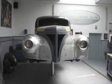 Plymouth P7 Business Coupe, Mild Custom Street Rod, 1939, Oldtimer-Restauration im Kfz-Fachbetrieb Preussler in Radstadt, Österreich