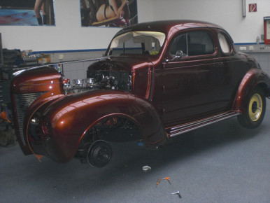 Plymouth P7 Business Coupe, Mild Custom Street Rod, 1939, Oldtimer-Restauration im Kfz-Fachbetrieb Preussler in Radstadt, Österreich