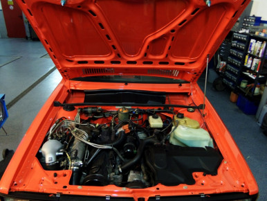 Audi Quattro Coupé, Urquattro, 1981, Oldtimer-Restauration im Kfz-Fachbetrieb Preussler in Radstadt, Österreich