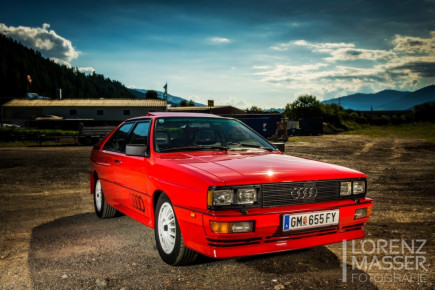 Audi Quattro Coupé, Urquattro, 1981, Oldtimer-Restauration im Kfz-Fachbetrieb Preussler in Radstadt, Österreich