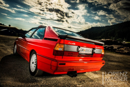 Audi Quattro Coupé, Urquattro, 1981, Oldtimer-Restauration im Kfz-Fachbetrieb Preussler in Radstadt, Österreich