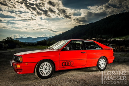 Audi Quattro Coupé, Urquattro, 1981, Oldtimer-Restauration im Kfz-Fachbetrieb Preussler in Radstadt, Österreich