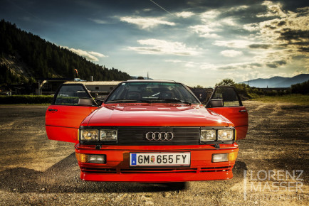 Audi Quattro Coupé, Urquattro, 1981, Oldtimer-Restauration im Kfz-Fachbetrieb Preussler in Radstadt, Österreich