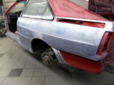 Audi Quattro Coupé, Urquattro, 1981, Oldtimer-Restauration im Kfz-Fachbetrieb Preussler in Radstadt, Österreich
