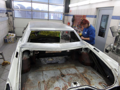 Cadillac Eldorado, 1967, Oldtimer-Restauration im Kfz-Fachbetrieb Preussler in Radstadt, Österreich