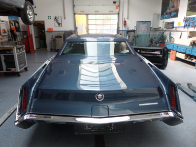 Cadillac Eldorado, 1967, Oldtimer-Restauration im Kfz-Fachbetrieb Preussler in Radstadt, Österreich