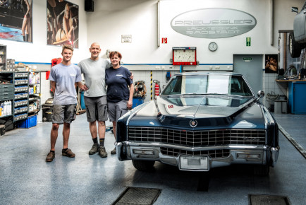 Cadillac Eldorado, 1967, Oldtimer-Restauration im Kfz-Fachbetrieb Preussler in Radstadt, Österreich