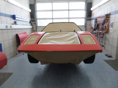 Ferrari 308, Oldtimer-Restauration im Kfz-Fachbetrieb Preussler in Radstadt, Österreich