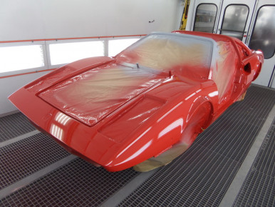 Ferrari 308, Oldtimer-Restauration im Kfz-Fachbetrieb Preussler in Radstadt, Österreich