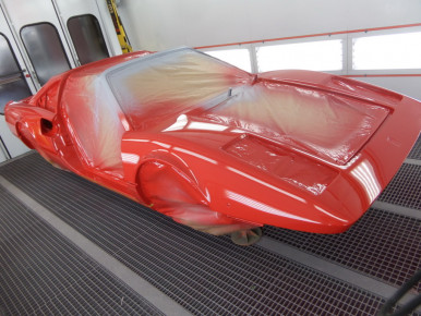 Ferrari 308, Oldtimer-Restauration im Kfz-Fachbetrieb Preussler in Radstadt, Österreich