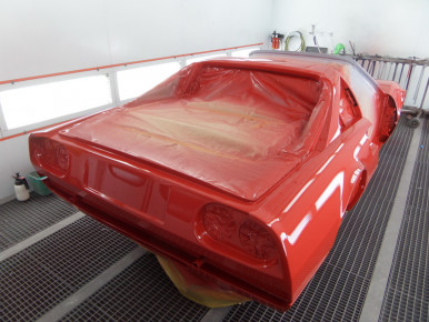 Ferrari 308, Oldtimer-Restauration im Kfz-Fachbetrieb Preussler in Radstadt, Österreich