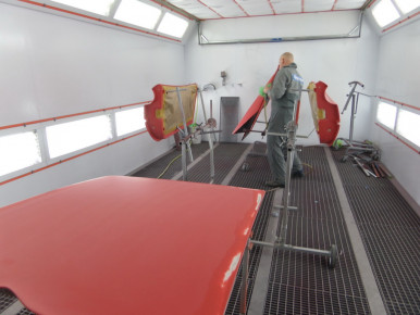 Ferrari 308, Oldtimer-Restauration im Kfz-Fachbetrieb Preussler in Radstadt, Österreich