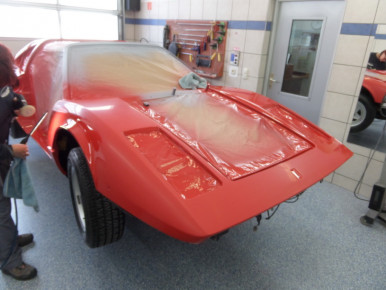 Ferrari 308, Oldtimer-Restauration im Kfz-Fachbetrieb Preussler in Radstadt, Österreich
