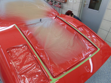 Ferrari 308, Oldtimer-Restauration im Kfz-Fachbetrieb Preussler in Radstadt, Österreich