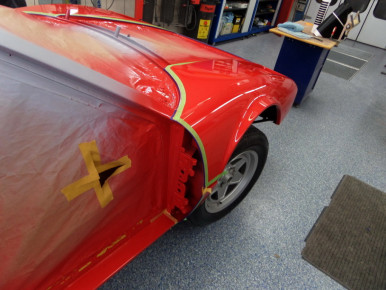 Ferrari 308, Oldtimer-Restauration im Kfz-Fachbetrieb Preussler in Radstadt, Österreich