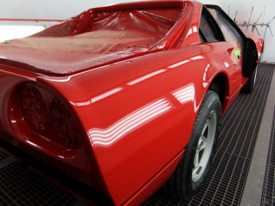 Ferrari 308, Oldtimer-Restauration im Kfz-Fachbetrieb Preussler in Radstadt, Österreich