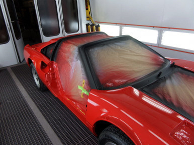 Ferrari 308, Oldtimer-Restauration im Kfz-Fachbetrieb Preussler in Radstadt, Österreich