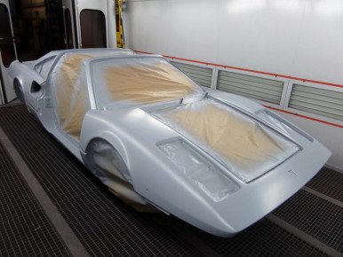 Ferrari 308, Oldtimer-Restauration im Kfz-Fachbetrieb Preussler in Radstadt, Österreich