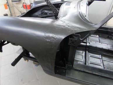 Porsche 356 SC, Oldtimer-Restauration im Kfz-Fachbetrieb Preussler in Radstadt, Österreich