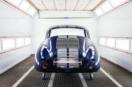 Porsche 356 SC, Oldtimer-Restauration im Kfz-Fachbetrieb Preussler in Radstadt, Österreich