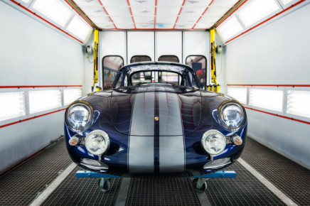 Porsche 356 SC, Oldtimer-Restauration im Kfz-Fachbetrieb Preussler in Radstadt, Österreich