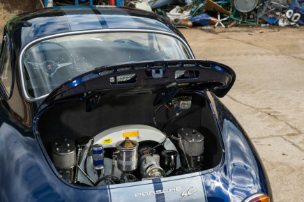 Porsche 356 SC, Oldtimer-Restauration im Kfz-Fachbetrieb Preussler in Radstadt, Österreich