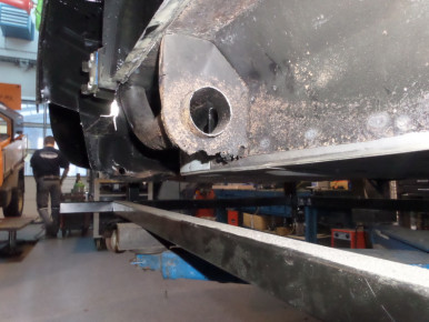 Porsche 356 SC, Oldtimer-Restauration im Kfz-Fachbetrieb Preussler in Radstadt, Österreich