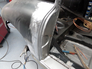 Porsche 356 SC, Oldtimer-Restauration im Kfz-Fachbetrieb Preussler in Radstadt, Österreich