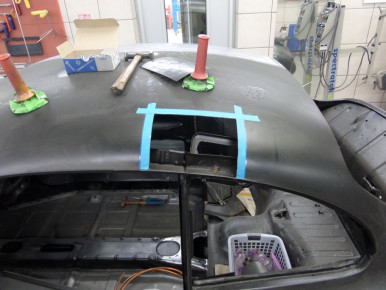 Porsche 356 SC, Oldtimer-Restauration im Kfz-Fachbetrieb Preussler in Radstadt, Österreich