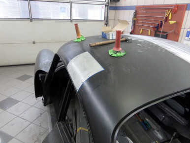 Porsche 356 SC, Oldtimer-Restauration im Kfz-Fachbetrieb Preussler in Radstadt, Österreich