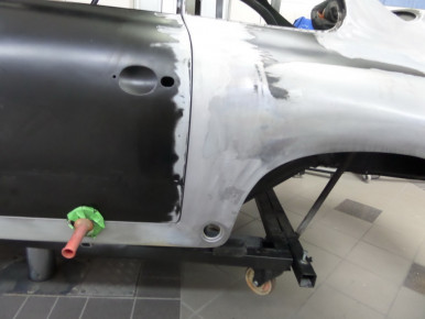 Porsche 356 SC, Oldtimer-Restauration im Kfz-Fachbetrieb Preussler in Radstadt, Österreich
