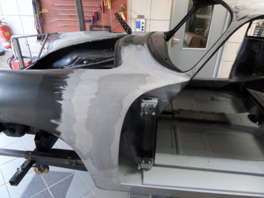 Porsche 356 SC, Oldtimer-Restauration im Kfz-Fachbetrieb Preussler in Radstadt, Österreich