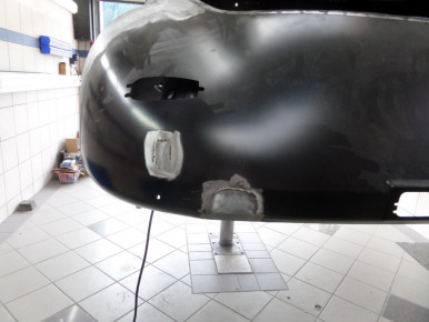 Porsche 356 SC, Oldtimer-Restauration im Kfz-Fachbetrieb Preussler in Radstadt, Österreich
