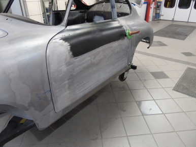 Porsche 356 SC, Oldtimer-Restauration im Kfz-Fachbetrieb Preussler in Radstadt, Österreich