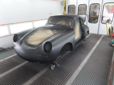 Porsche 356 SC, Oldtimer-Restauration im Kfz-Fachbetrieb Preussler in Radstadt, Österreich